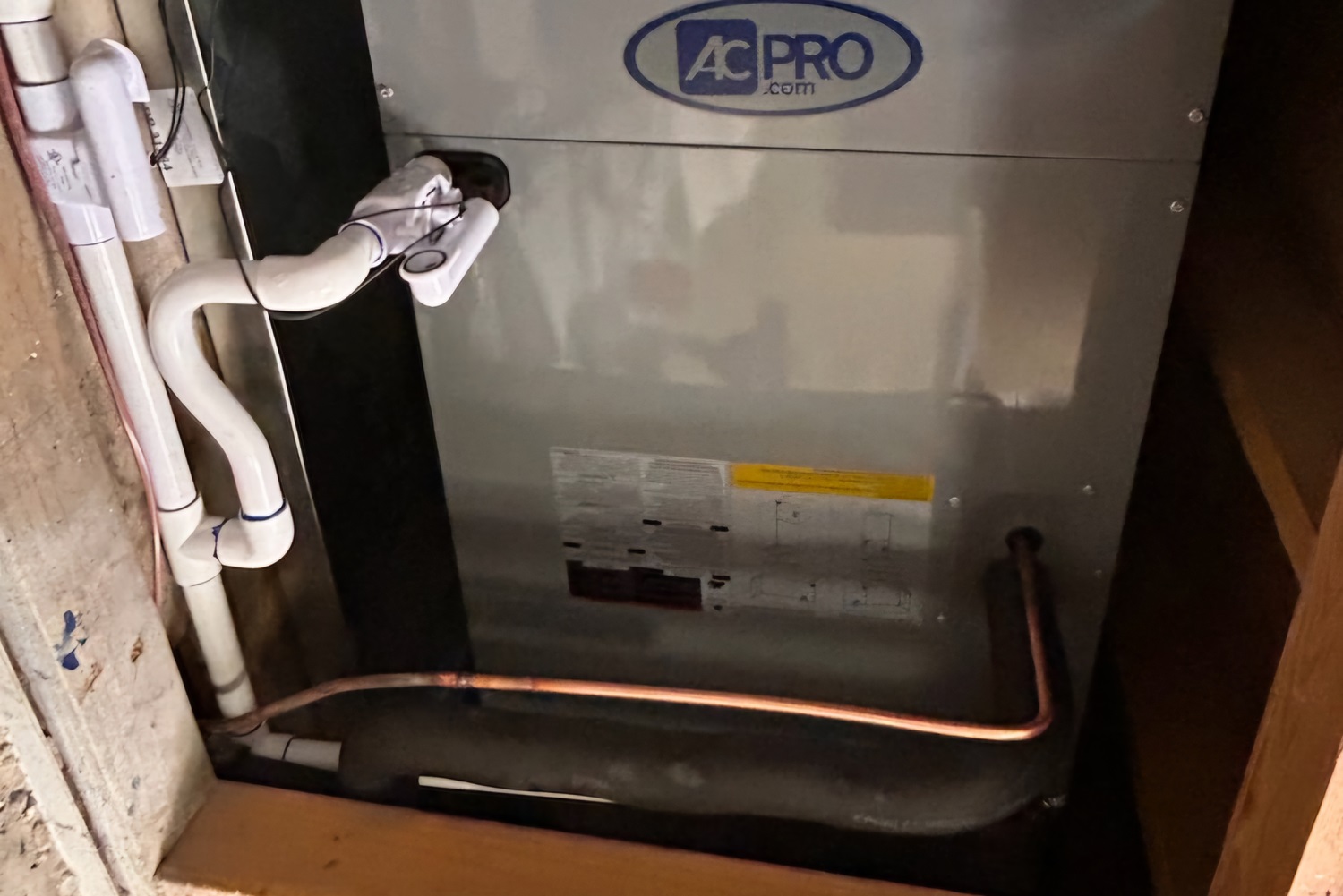 heating unit installation