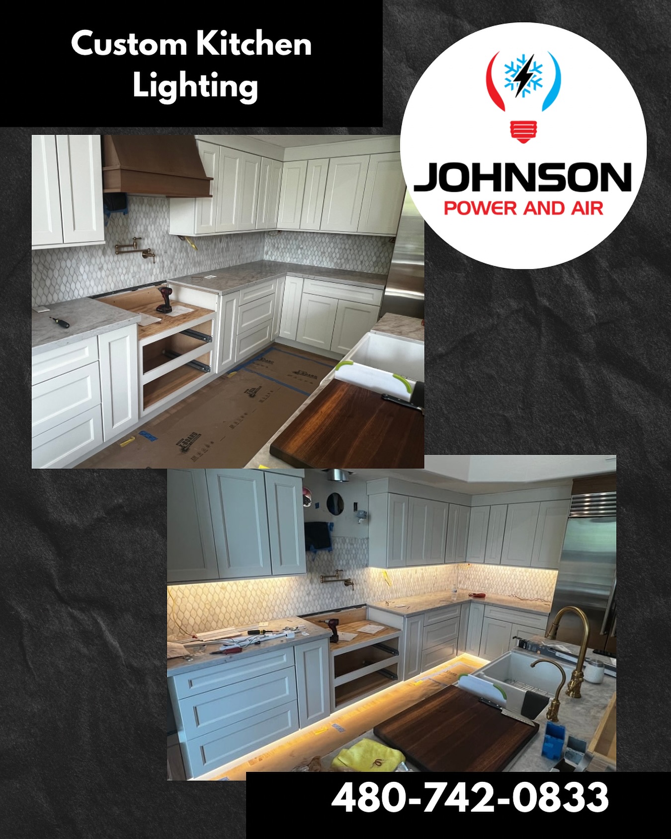 Check out this Custom Kitchen Lighting